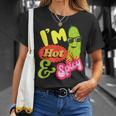 I'm Hot And Spicy Pickle T-Shirt Gifts for Her