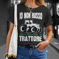 Italian Tractor Saying For Farmers T-Shirt Gifts for Her