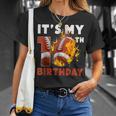 It's My 10Th Birthday 10 Years Old Football Ball Boys T-Shirt Gifts for Her
