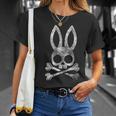 Jolly Roger Bunny Skull Crossbones Egg Hunt Easter Day T-Shirt Gifts for Her
