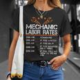 Mechanic Hourly Rate Gif Labor Rates T-Shirt Gifts for Her