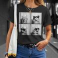 Photobooth Cat Selfie Photostrip Cute Laugh Cat Lover T-Shirt Gifts for Her