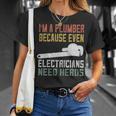 Plumber For Men Retro Plumbing T-Shirt Gifts for Her