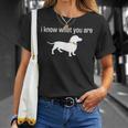 Quote Meme I Know What You Are Homophobic Dog Gay Lgbt T-Shirt Gifts for Her
