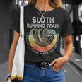 Quote's Sloth Running Team T-Shirt Gifts for Her
