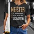 Saying For Meister Rules Meistertestung Craft T-Shirt Geschenke für Sie