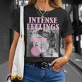 Sculpture Letter Graphic Cute Intense Feelings T-Shirt Gifts for Her