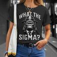 What The Sigma Ironic Meme Brainrot Quote T-Shirt Gifts for Her