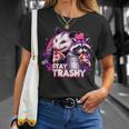 Stay Trashy Raccoons Opossums Possums Animals Lover T-Shirt Gifts for Her