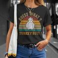 Thanksgiving Guess What Turkey Butt T-Shirt Gifts for Her