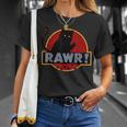 Vintage Kitty Cat Lover Rawr Kitty Cat Vintage T-Shirt Gifts for Her