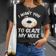 I Want You To Glass Dirty Donut Prank T-Shirt Gifts for Her