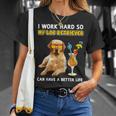 Yellow Lab Labrador Retriever Lover T-Shirt Gifts for Her