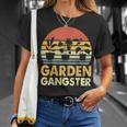 Garden Gangster Retro Vintage Gardening T-Shirt Gifts for Her