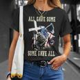 All Gave Some Some Gave All Us Flag Soldier Memorial Day T-Shirt Gifts for Her