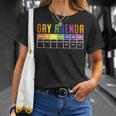 Gay Agenda Lgbtq Rainbow Flag Pride Month Ally Support T-Shirt Gifts for Her