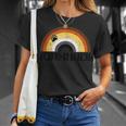 Gay Bear Ohio Rainbow Pride Vintage Distressed T-Shirt Gifts for Her