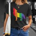 Gay Wolf Rainbow Wolf Skin Gay Pride Lgbt T-Shirt Gifts for Her