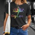 Gaylien Gay Alien Lgbt Queer Trans Bi Regenbogen Gay Pride T-Shirt Geschenke für Sie