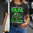 'Geboren Um Mit Papa Trktor Zu Fahren' German Language T-Shirt Geschenke für Sie