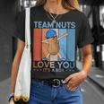 Gender Reveal Team Nuts Team Boy Retro Vintage T-Shirt Geschenke für Sie