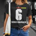 Germany Sauf Jersey Sergej Fährlich Sauf Legend T-Shirt Geschenke für Sie