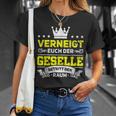 Geselle Bestanden Schellenbrief Exam T-Shirt Geschenke für Sie