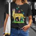 Ginger Serval Big Wild Cats African Animal Big Cat Rescue T-Shirt Gifts for Her