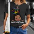 God Says I Am Melanin Girls Black History Junenth Toddler T-Shirt Gifts for Her