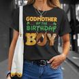 Godmother Of The Birthday Boy Lion Family Matching T-Shirt Gifts for Her