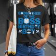 Godmother Of The Boss Birthday Boy Baby Family Party Decor T-Shirt Gifts for Her