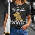 Golden Retriever Glitter Dog Holder Dog Owners T-Shirt Geschenke für Sie