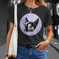 Gothic Cats Full Moon Aesthetic Vaporwave T-Shirt Gifts for Her