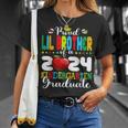Graduation Proud Lil Brother Of A 2024 Kindergarten Graduate T-Shirt Gifts for Her