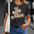 Gráfico Retro De Jiu Jitsu Jiu Jitsu Camiseta unisex Regalos para ella