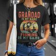 Grandad Is My Name Fishing Is My Game For Mens T-Shirt Gifts for Her