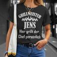 Grillmeister Jens First Name T-Shirt Geschenke für Sie