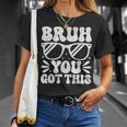 Groovy Bruh You Got This Testing Day Rock The Test Boys Mens T-Shirt Gifts for Her