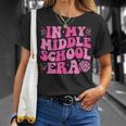 Groovy In My Middle School Era Back To School Teacher T-Shirt Gifts for Her
