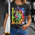 Groovy Tie Dye Love Retro 70'S Hippie Vintage 70S Costume T-Shirt Gifts for Her