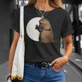 Groundhog Day Shadow Puppet T-Shirt Gifts for Her