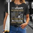 I Am A Grumpy Heavy Equipment Operator I Don't Care T-Shirt Gifts for Her