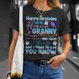 Happy Birthday Granny Angel In Heaven Memorial Remember T-Shirt Gifts for Her