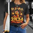 Happy Chinese Lunar New Year 2024 Year Of The Dragon 2024 T-Shirt Gifts for Her