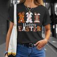Happy Easter Baseball Football Basketball Bunny Rabbit Boys T-Shirt Gifts for Her