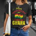 Happy Ghana Independence Day Ghanaian Ghana Flag T-Shirt Gifts for Her