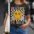 Happy Pi Day Retro Smile Face Math Symbol Pi 314 T-Shirt Gifts for Her