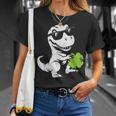 Happy St Pat-Rex Day St Patty's Day Dinosaur Monster Truck T-Shirt Gifts for Her