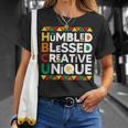 Hbcu Humbled Blessed Creative Unique Historical Black T-Shirt Gifts for Her