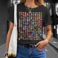 Heart Flags Of The Countries Of The World Flags Unity Day T-Shirt Gifts for Her